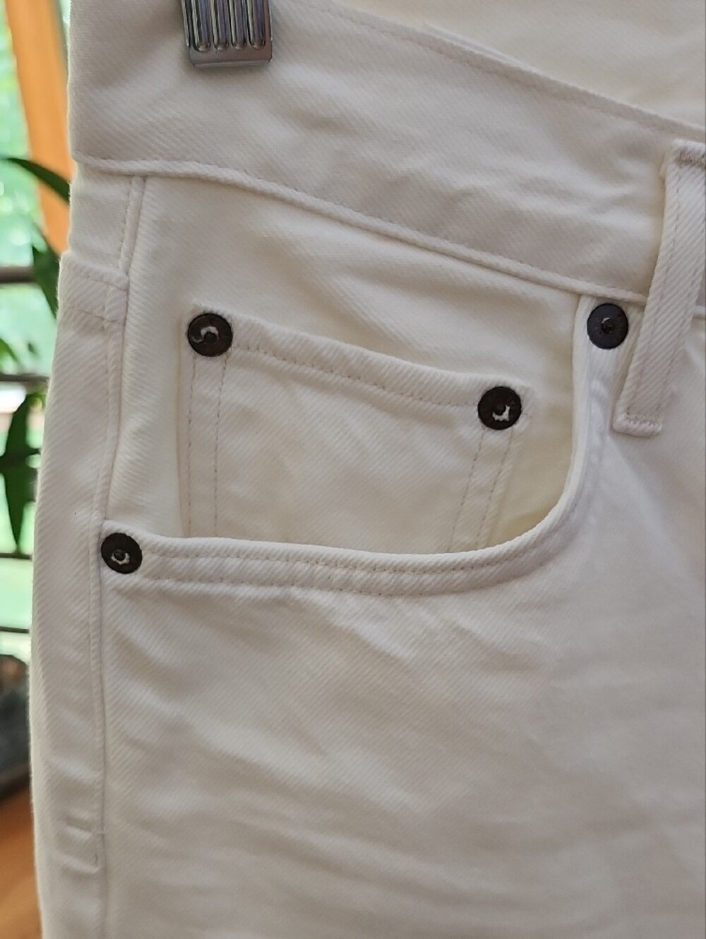 AGOLDE Riley High Rise Straight Leg Jeans Button Fly - Picture 3 of 9